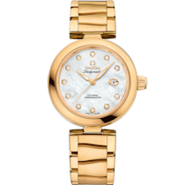 De Ville 34 mm, yellow gold on yellow gold - 425.60.34.20.55.003