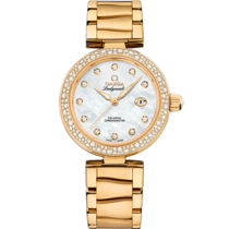 De Ville 34 mm, yellow gold on yellow gold - 425.65.34.20.55.009