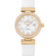 De Ville 34 mm, yellow gold on leather strap - 425.67.34.20.55.007