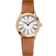 De Ville 26 mm, Moonshine™ gold on leather strap - 428.57.26.60.04.004