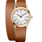 De Ville 26 mm, Moonshine™ gold on leather strap - 428.57.26.60.04.005