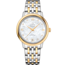 De Ville Prestige 32.7 mm, steel - yellow gold on steel - yellow gold - 424.20.33.20.55.002