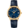 De Ville 32.7 mm, yellow gold on leather strap - 424.53.33.20.53.002