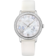 De Ville 32.7 mm, white gold on leather strap - 424.57.33.20.55.001