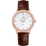 De Ville 32.7 mm, red gold on leather strap - 424.58.33.20.55.001