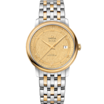 De Ville Prestige 39.5 mm, steel - yellow gold on steel - yellow gold - 424.20.40.20.08.001