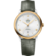 De Ville 39.5 mm, steel - yellow gold on leather strap - 424.23.40.20.02.004