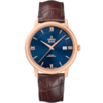 De Ville 39.5 mm, red gold on leather strap - 424.53.40.20.03.002