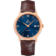 De Ville 39.5 mm, red gold on leather strap - 424.53.40.20.03.002