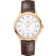 De Ville 39.5 mm, yellow gold on leather strap - 424.53.40.20.04.005