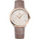 De Ville 39.5 mm, steel - red gold on leather strap - 424.23.40.21.02.001