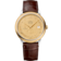 De Ville 39.5 mm, steel - yellow gold on leather strap - 424.23.40.21.08.001