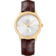 De Ville 39.5 mm, yellow gold on leather strap - 424.53.40.21.02.002