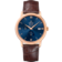 De Ville 39.5 mm, red gold on leather strap - 424.53.40.21.03.002