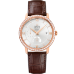 De Ville 39.5 mm, red gold on leather strap - 424.58.40.21.52.002