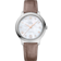 De Ville 34 mm, steel on leather strap - 434.13.34.20.55.001