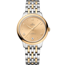 De Ville 34 mm, steel - yellow gold on steel - yellow gold - 434.20.34.20.08.001