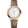 De Ville 34 mm, yellow gold on leather strap - 434.53.34.20.55.002