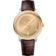 De Ville 40 mm, Steel - yellow gold on Leather strap - 434.23.40.20.08.001
