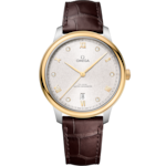 De Ville 40 mm, Steel - yellow gold on Leather strap - 434.23.40.20.52.001