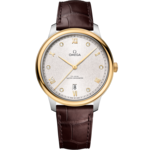 De Ville 40 mm, steel - yellow gold on leather strap - 434.23.40.20.52.001