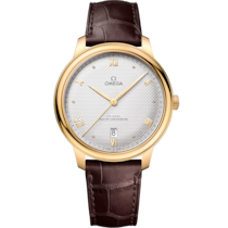 De Ville 40 mm, yellow gold on leather strap - 434.53.40.20.02.002