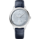 De Ville 41 mm, steel on leather strap - 434.13.41.21.03.001