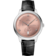 De Ville 41 mm, steel on leather strap - 434.13.41.21.10.001