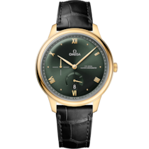 De Ville 41 mm, yellow gold on leather strap - 434.53.41.21.10.001