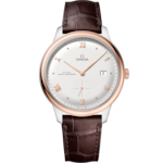 De Ville 41 mm, steel - Sedna™ gold on leather strap - 434.23.41.20.02.001