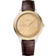 De Ville 41 mm, steel - yellow gold on leather strap - 434.23.41.20.08.001