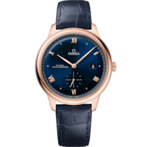 De Ville Prestige 41 mm, Sedna™ gold on leather strap - 434.53.41.20.03.001