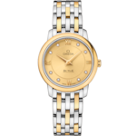 De Ville 27.4 mm, steel - yellow gold on steel - yellow gold - 424.20.27.60.58.001