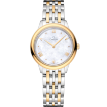 De Ville Prestige 27.5 mm, steel - yellow gold on steel - yellow gold - 434.20.28.60.05.001