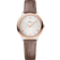 De Ville 27.5 mm, steel - Sedna™ gold on leather strap - 434.23.28.60.52.001