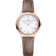 De Ville 27.5 mm, Sedna™ gold on leather strap - 434.53.28.60.55.001