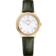 De Ville 27.5 mm, yellow gold on leather strap - 434.58.28.60.55.002