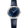 De Ville 30 mm, steel on leather strap - 434.13.30.60.53.001