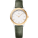 De Ville 30 mm, steel - yellow gold on leather strap - 434.23.30.60.52.002