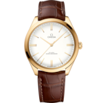 De Ville 40 mm, yellow gold on leather strap - 435.53.40.21.09.001