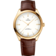 De Ville 40 mm, yellow gold on leather strap - 435.53.40.21.09.001