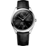 De Ville 40 mm, steel on leather strap - 435.13.40.22.01.001