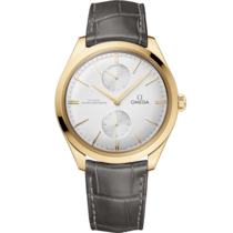 De Ville Trésor 40 mm, yellow gold on leather strap - 435.53.40.22.02.001