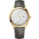 De Ville 40 mm, yellow gold on leather strap - 435.53.40.22.02.001