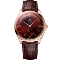 De Ville Trésor 40 mm, Sedna™ gold on leather strap - 435.53.40.21.11.002