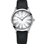 De Ville 36 mm, steel on fabric strap - 428.17.36.60.05.001