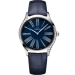 De Ville 36 mm, steel on leather strap - 428.18.36.60.03.001