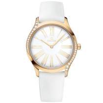 De Ville Trésor 36 mm, Moonshine™ gold on rubber strap - 428.57.36.60.04.001