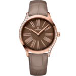 De Ville 36 mm, Sedna™ gold on leather strap - 428.58.36.60.13.001