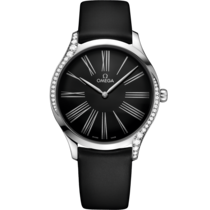 De Ville 39 mm, steel on fabric strap - 428.17.39.60.01.001